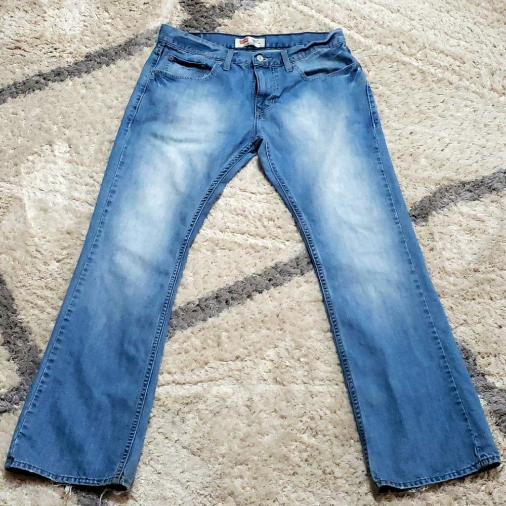 Levi's jeans light blue 507 slim boot cut